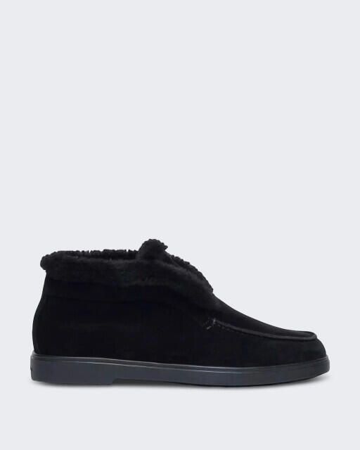 Santoni Dames leren veterboot fortune