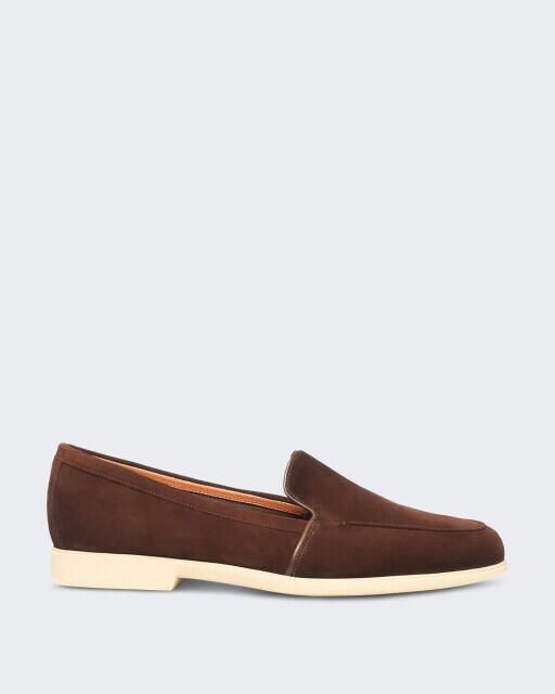 Santoni Dames malibu loafer brown