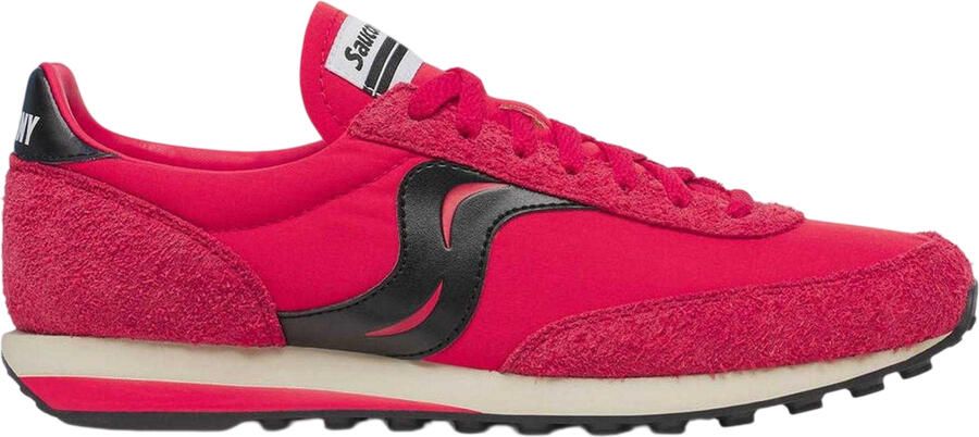 Saucony Dames 80 suède sportschoenen (Rood)