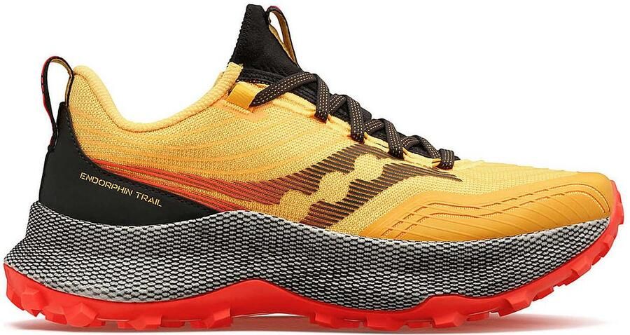 Saucony Endorphin Trail Damestrainers Geel