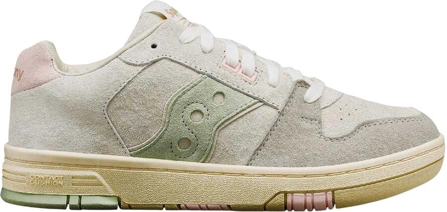 Saucony Lage suède sneakers voor dames (Beige)