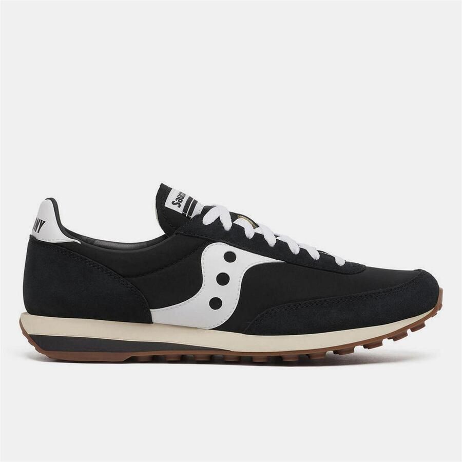 Saucony Suède sportschoenen voor heren (Zwart Wit)