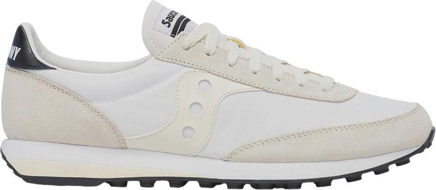 Saucony Unisex-sportschoenen van suède voor volwassenen (Wit)