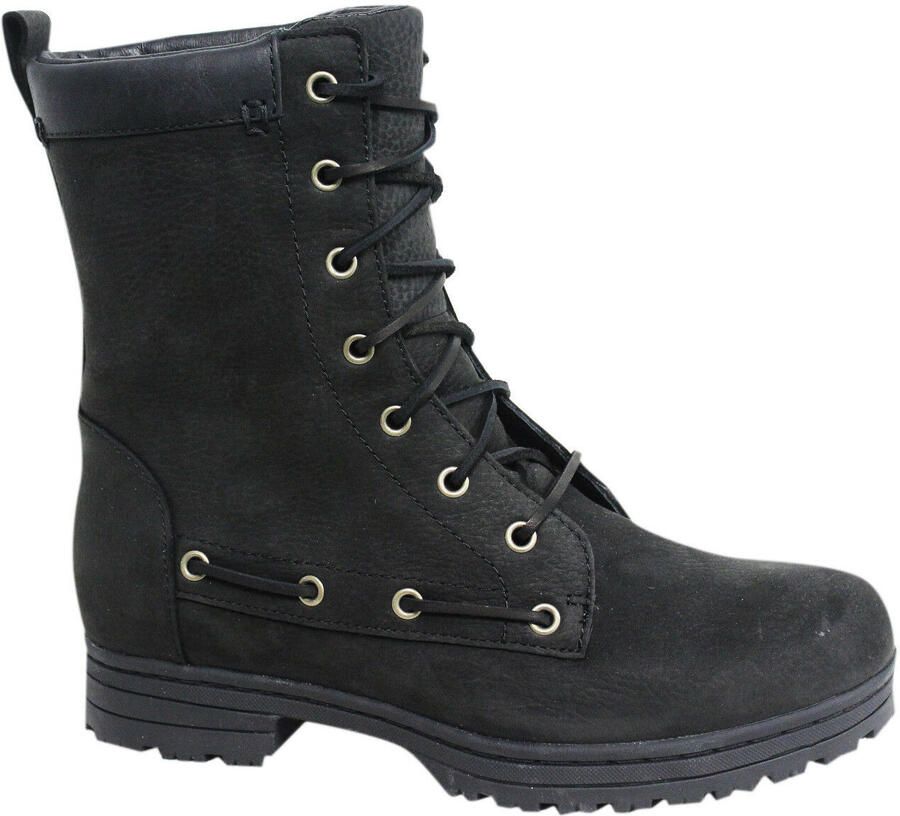 Sebago Dorset Lace Up Zwart Leer Vrouwen Winter Waterdichte Laarzen B512100 B35C
