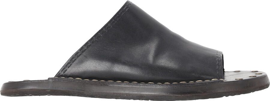 See By Chloe Pre-owned See by Chloé Studded Slide Sandalen in Zwart Leer