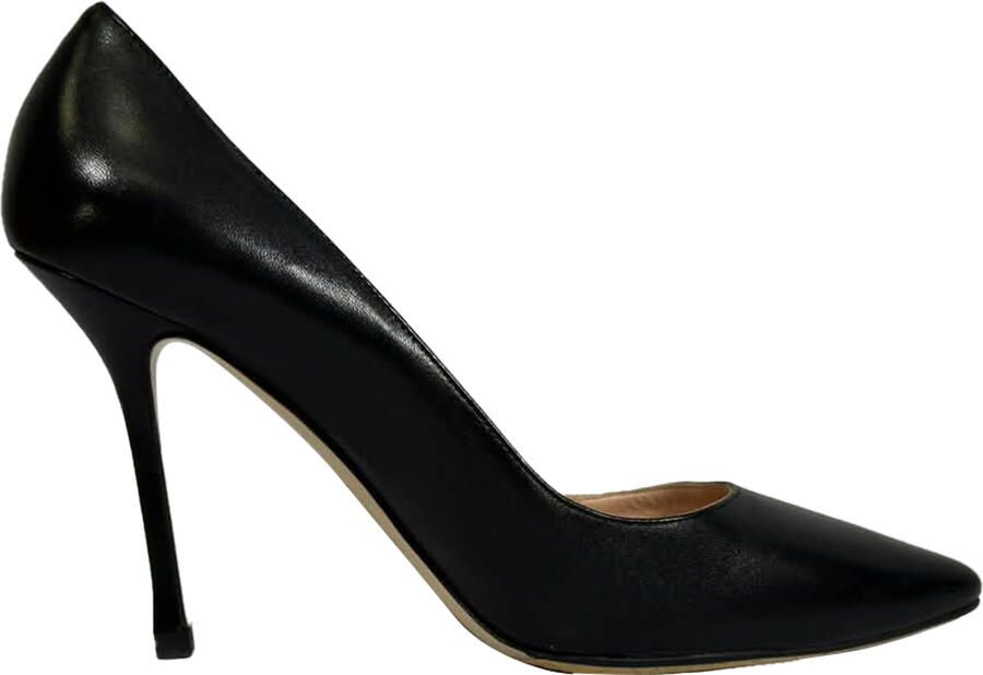 Sergio Rossi Pre-owned Sergio Rossi Godiva Pumps in Zwart Leer