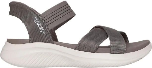 Skechers 119975 dktp ultra flex 3.0 sandal never better dark taupe 3252