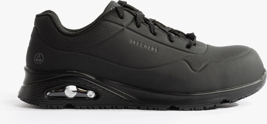 Skechers 200177EC BLK UNO SR DOLTIN Heren Veiligheidsschoenen Zwart
