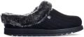 Skechers 31204 bbk dames pantoffel (open hiel) - Zwart
