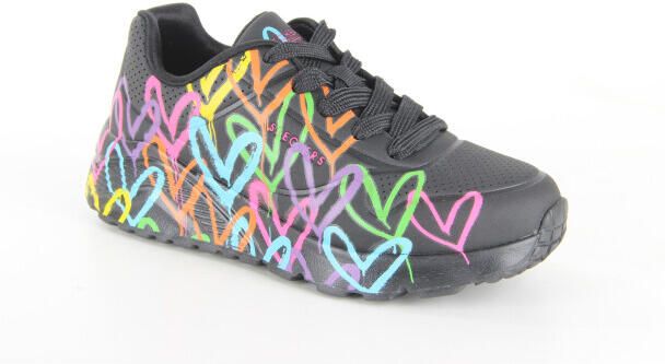 Skechers 314064l bkmt meisjes sneakers