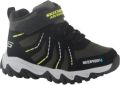 Skechers 406412l bkgr jongens klittenbandboots - Zwart