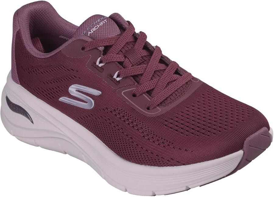 Skechers Arch Fit 3.0 Easy Flow Textiel Dames Bordeau Sneakers