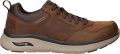 Skechers Arch Fit Crosser Waterproof Sneakers Heren - Bruin