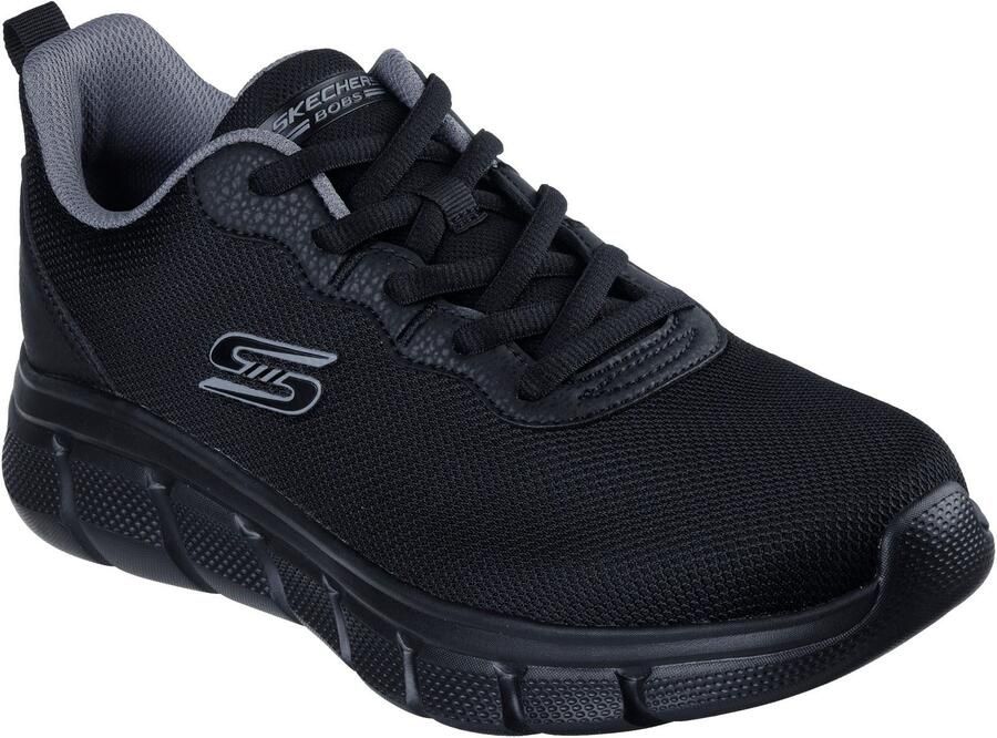Skechers BOBS B Flex Icy Edge Textiel Heren Zwarte Sneakers