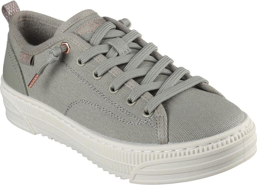 Skechers BOBS Copa Textiel Dames Olive Sneakers