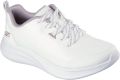 Skechers BOBS Moda Flex Textiel Dames Witte Sneakers - Wit