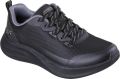 Skechers Bobs Moda Flex Textiel Dames Zwarte Sneakers - Zwart