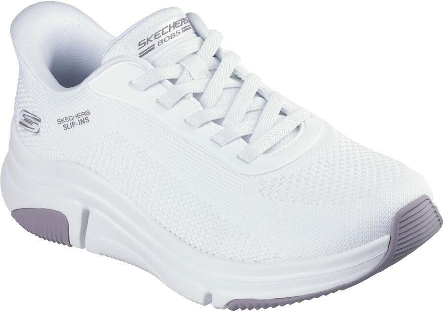 Skechers BOBS Sparrow Flex Too You Textiel Dames Witte Sneakers