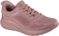 Skechers BOBS Sport Squad Chaos Polyester Dames Roze Sneakers - Rose