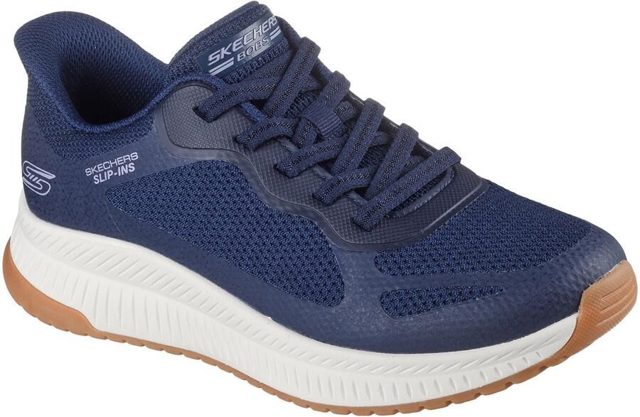 Skechers BOBS Squad 4 Basislook Dames Navy Sneakers