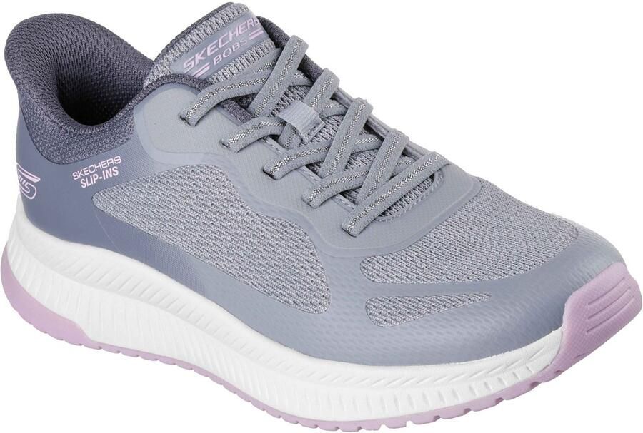 Skechers BOBS Squad 4 Staple Look Damessneakers In Grijs Multikleur