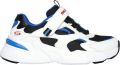 Skechers Bobsbamina Mesh-sportschoenen voor kinderen (Wit zwart blauw) - Wit