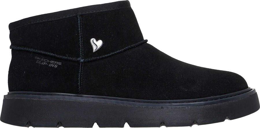 Skechers Comfortabele suède enkellaarsjes voor dames (Zwart)