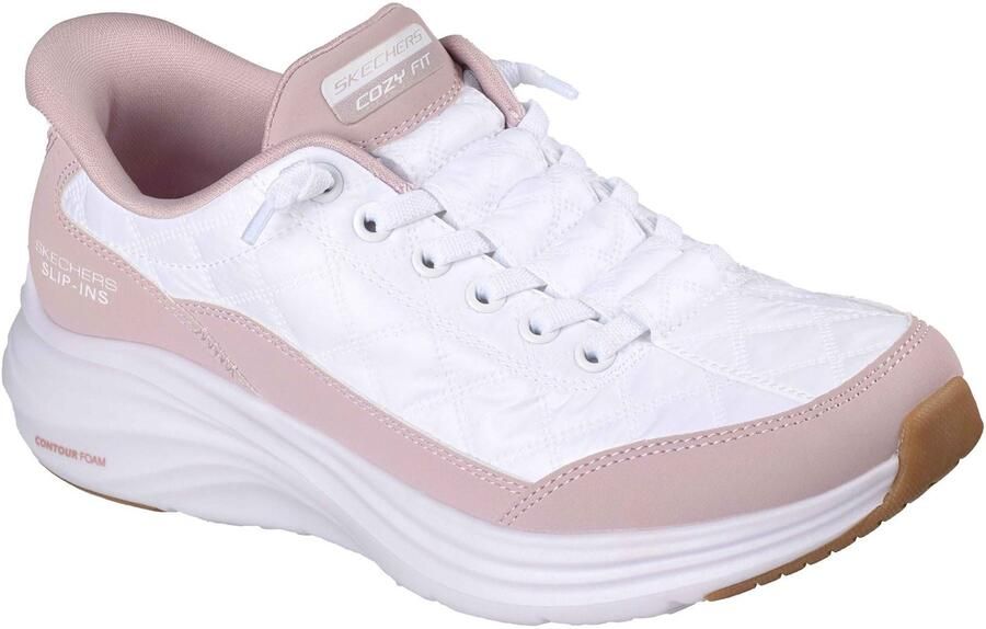 Skechers Contour Foam Cozy Fit Textiel Dames Lavendel Sneakers