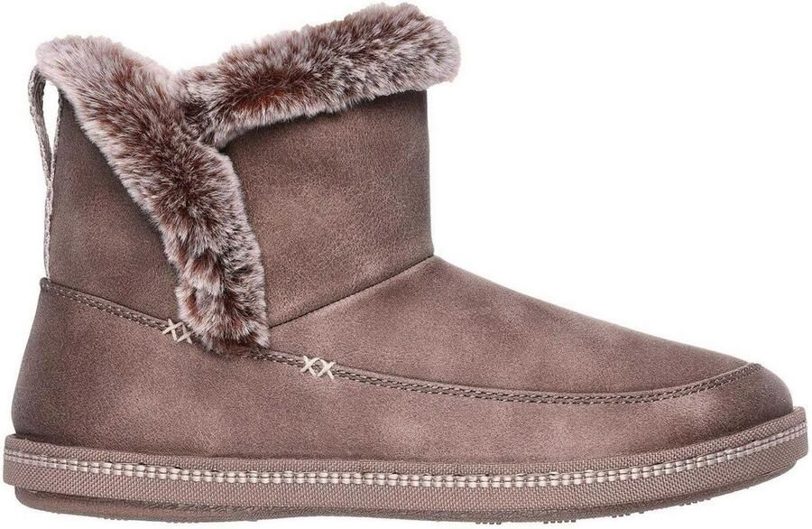 Skechers Dames Campfire Platte Pantoffels (Donker Taupe)