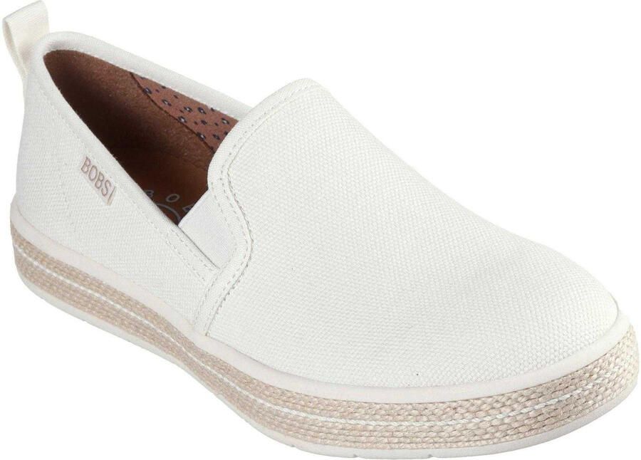Skechers Dames Flexpadrill Canvas Espadrilles (Off White)