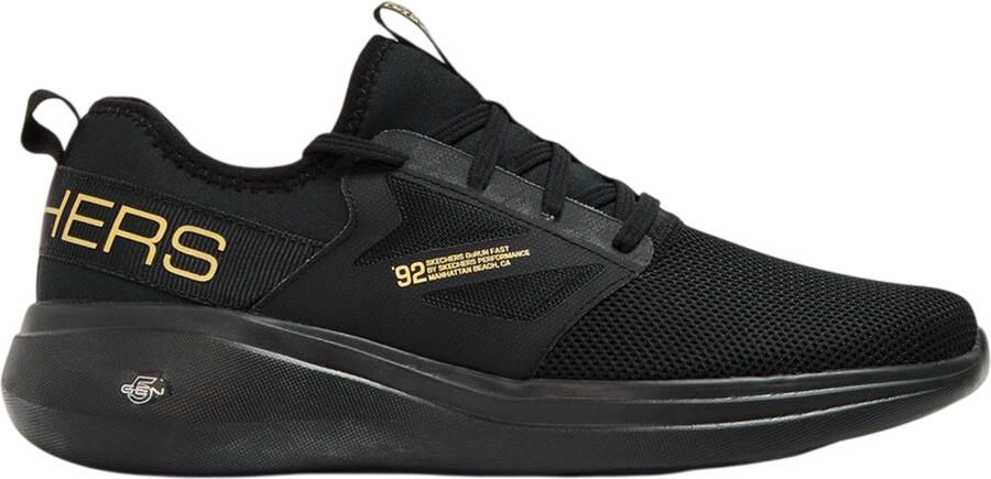 Skechers Dames Go Run Fast Sneakers (Zwart)
