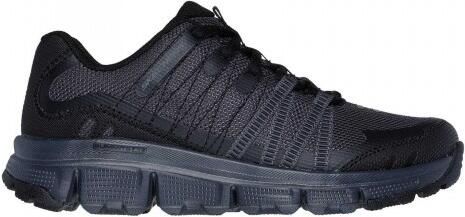 Skechers Dames Hotmelt Veterschoenen (Charcoal Zwart)