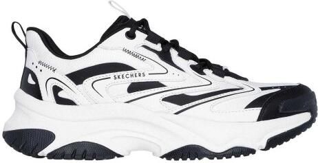 Skechers Dames Moonhiker Logo Sneakers (Wit Zwart)