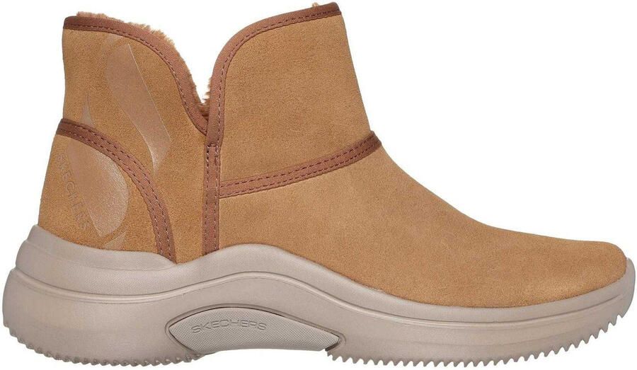 Skechers Dames On The Go Midtown Suède Sneeuwlaarzen (Castanje)