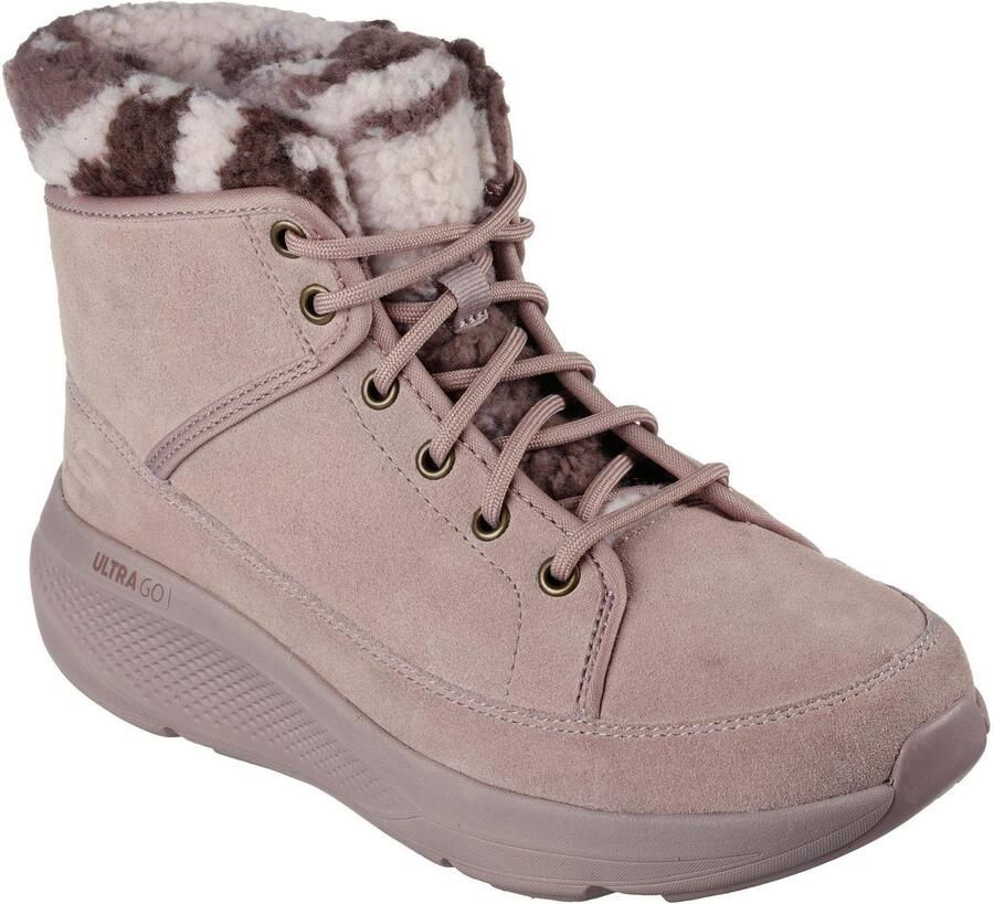 Skechers Dames OTG Elevate Hoge Sneakers (Mauve)