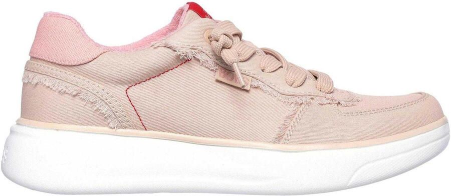 Skechers Dames Skipper Hi Canvas Sneakers (Roze)