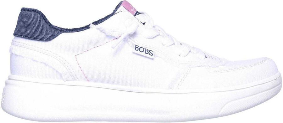 Skechers Dames Skipper Hi Canvas Sneakers (Wit)