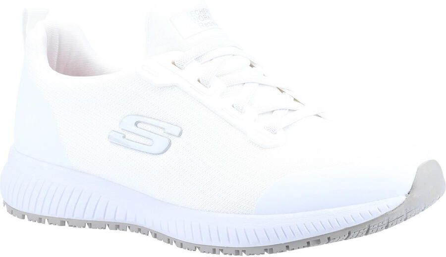 Skechers Dames Squad Slipbestendige Veter Veiligheidsschoenen