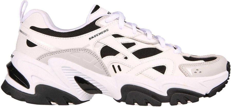 Skechers Dames Staminav2 Sneakers (Wit Zwart)