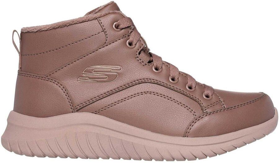 Skechers Dames Ultraflex 2 Platte Enkellaarsjes (Champignon)