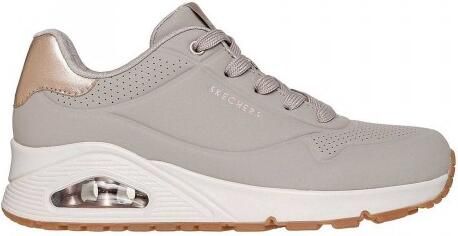 Skechers Dames Uno Stand On Air Wedge Sneakers (Beige)