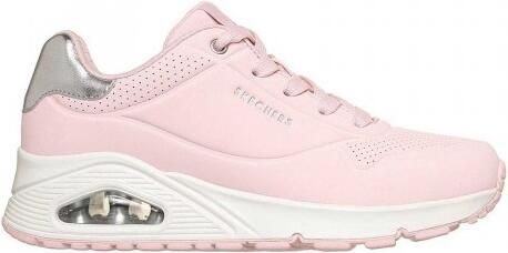 Skechers Dames Uno Stand On Air Wedge Sneakers (Roze)