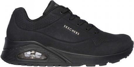 Skechers Dames Uno Stand On Air Wedge Sneakers (Zwart)