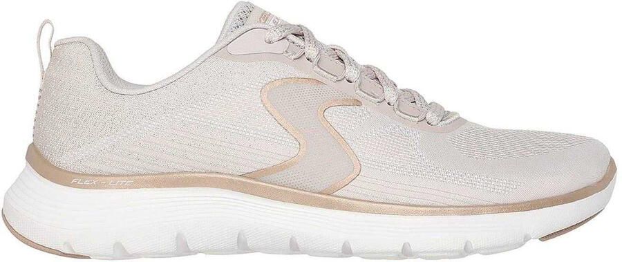 Skechers Dames Flex Appeal 5.0 Platte Trainers (Natuurlijk Goud)
