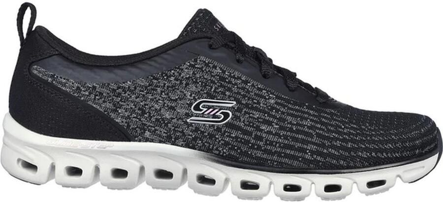 Skechers Dames Glide-Step Head Start Trainers (Zwart)