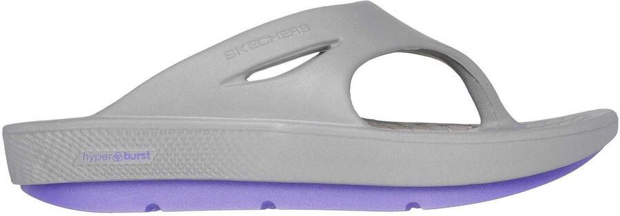 Skechers Dames Go Walk Arch Fit Vlakke Sport Sandalen (Grijs Lavendel)