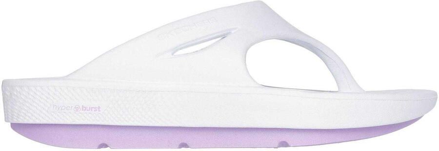 Skechers Dames Go Walk Arch Fit Vlakke Sport Sandalen (Wit Lavendel)