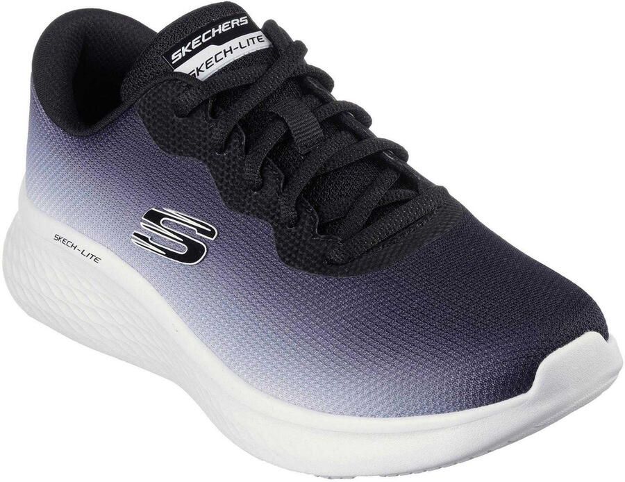 Skechers Dames Ombre Sportschoenen (Zwart Wit)