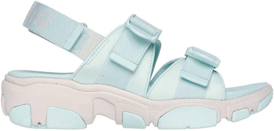 Skechers Dames Platte Hak Sandalen (Munt)