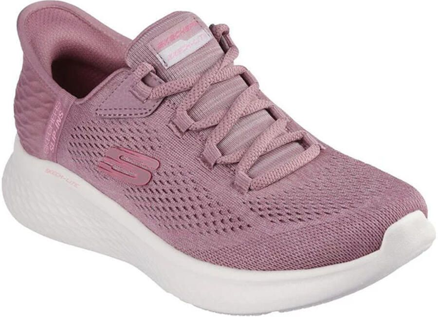 Skechers Dames Skech-Lite Pro Natural Trainers (Donker mauve)
